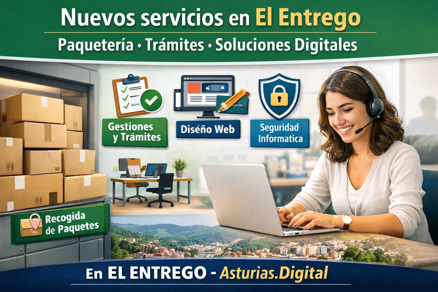 paquetería en El Entrego Asturias Digital